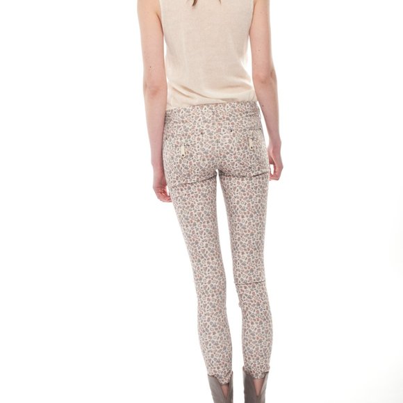 NWT TWENTY8TWELVE by Sienna Miller Beige Allover Printed Skinny Pants Sz 27 $295 - Picture 2 of 11